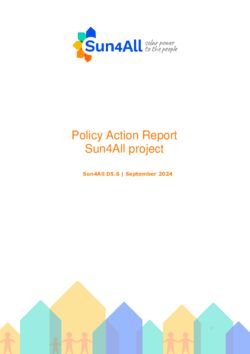 Policy Action Report Sun4All project